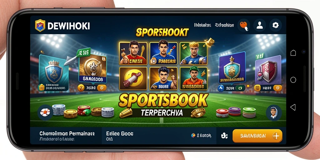 Tampilan gameplay menarik dari DEWIHOKI dengan banyak pilihan taruhan.