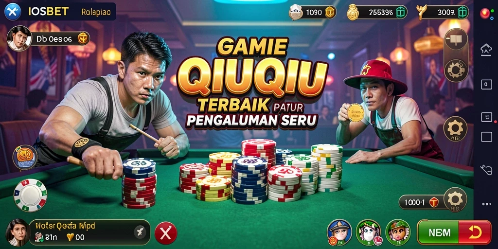 Screenshot utama menampilkan gameplay QiuQiu yang seru.