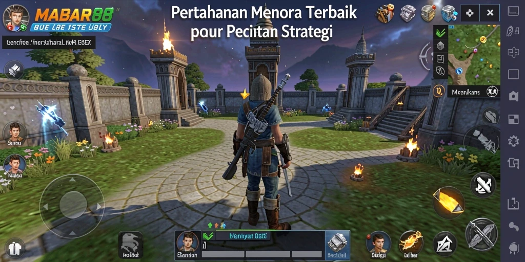 Gameplay menegangkan di MABAR88 dengan pertahanan menara yang efektif.