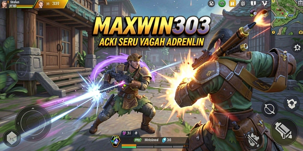 Screenshot utama MAXWIN303 menunjukkan aksi mendebarkan dan grafis menawan.
