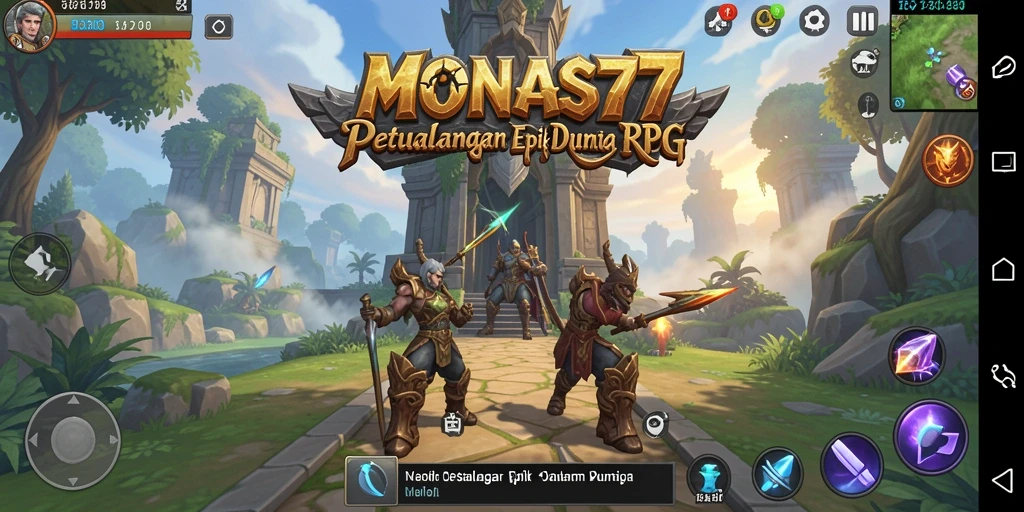 Tangkapan layar gameplay menunjukkan aksi seru dalam <strong>MONAS77</strong>.