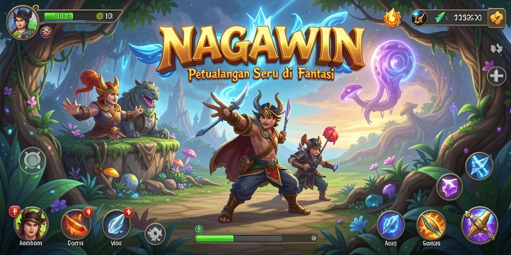 Tangkapan layar dari gameplay NAGAWIN yang mendebarkan dan penuh petualangan.