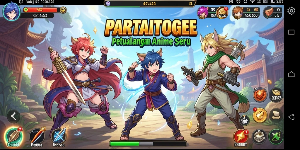 Tangkapan layar utama PARTAITOGEL menampilkan aksi seru dalam dunia anime.