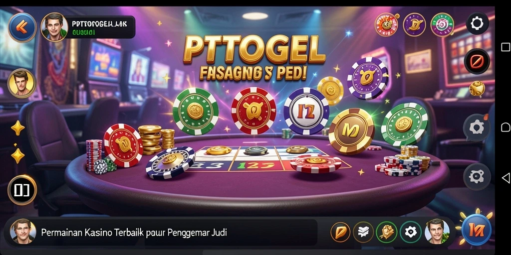 Screenshot PTTOGEL menampilkan gameplay Kasino yang menarik dan seru.