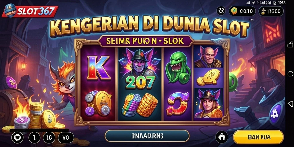 Gameplay menegangkan SLOT367 dengan suasana horor yang mencekam.